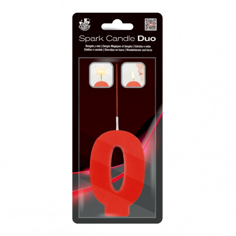 Spark Candle DUO Nº0 RED