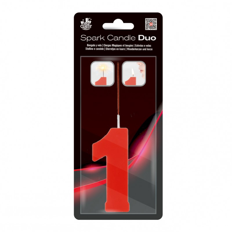 Spark Candle DUO Nº1 RED