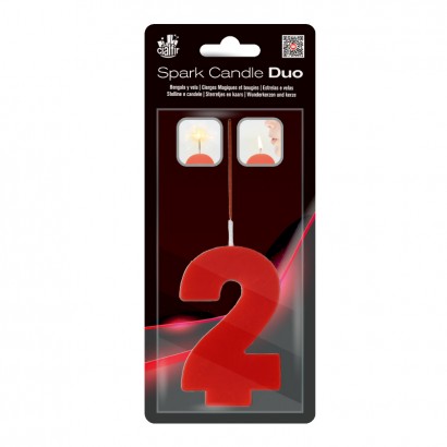 Spark Candle DUO Nº2 RED