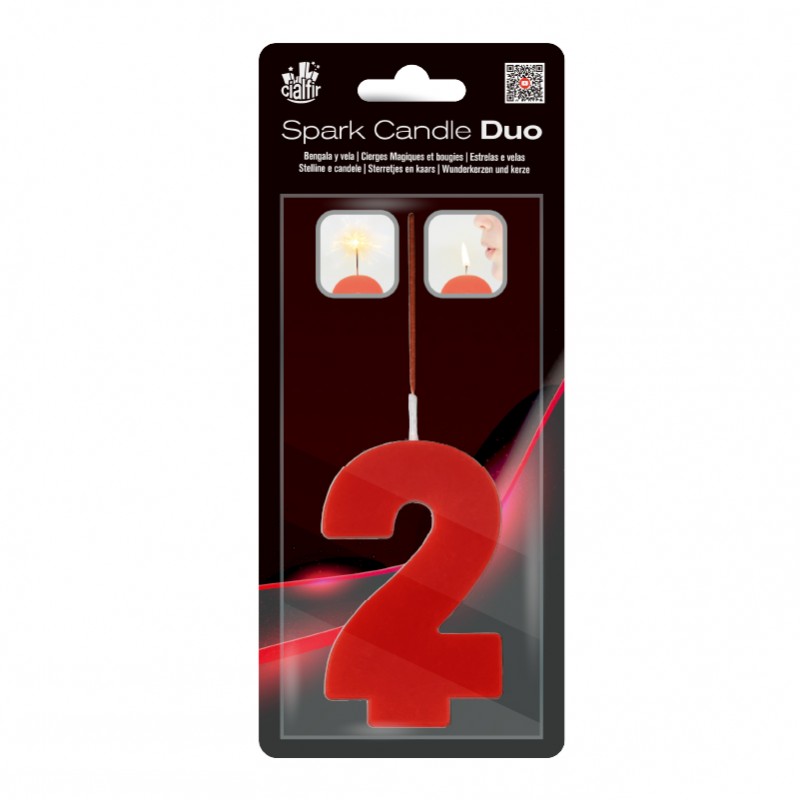 Spark Candle DUO Nº2 RED