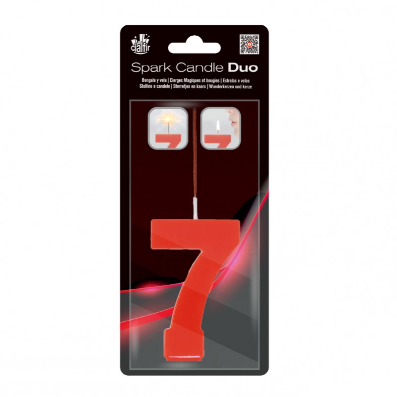 Spark Candle DUO Nº7 RED