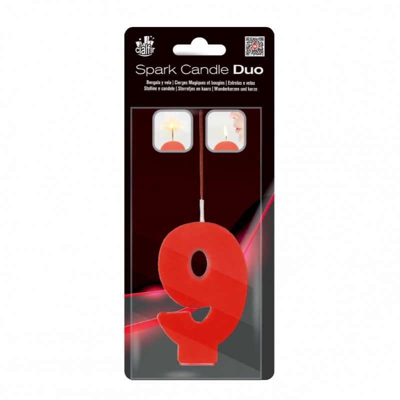 Spark Candle DUO Nº9 RED