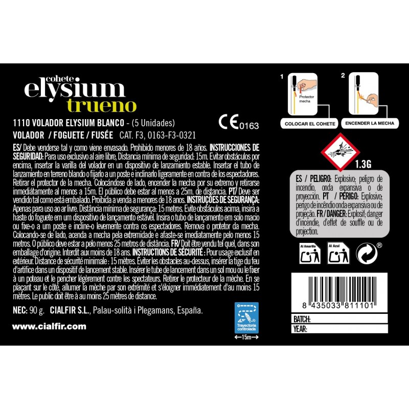 Cohete Elysium Truen