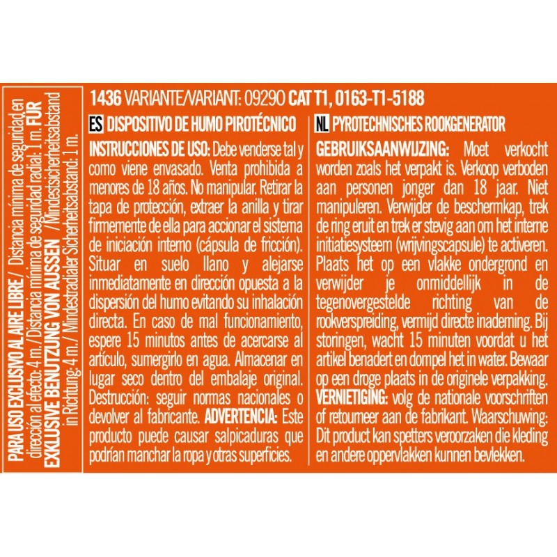 HUMO TÉCNICO NARANJA